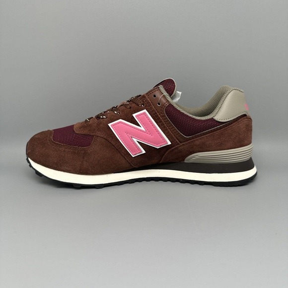 New Balance 574 U574GR2 Brown‎ Suede Lace Up Shoes Men\'s Sz 10 Women\'s Sz 11.5 main image 4